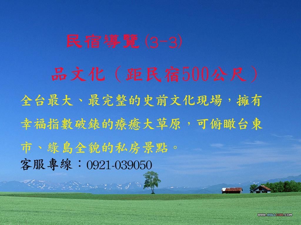台東卑南公園民宿 Taitung Экстерьер фото